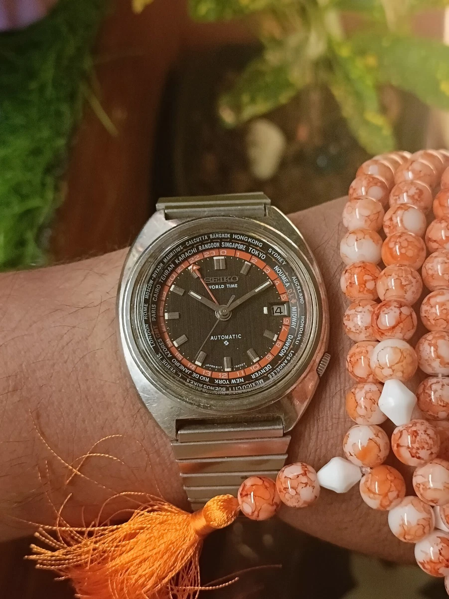 Seiko world time vintage sale