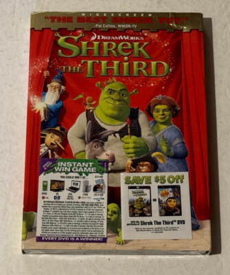 Shrek the Third (DVD 2007 Widescreen PG) Dreamworks Brand New/Factory Sealed