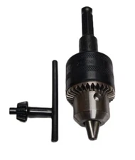 WHITE 1/2" LIGHT DUTY DRILL CHUCK WITH 7/16 SHANK  ADAPTER LINEMAN TOOL... NEW