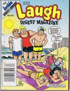 ORIGINAL-Vintage-2001-Archie-Laugh-Digest-167-GGA-Double-Swimsuit