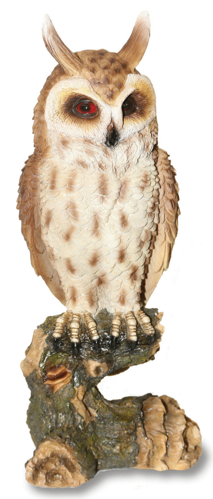 Ornament Eared Owl Statues Sculpture Outdoor Figurine Resin Bird Garden Figure