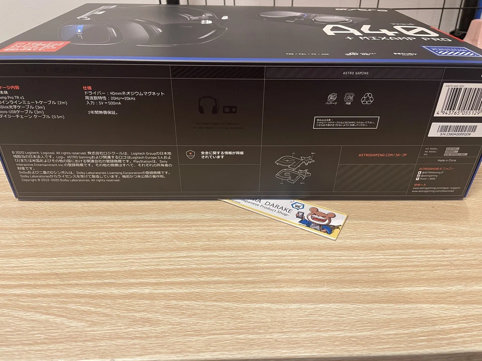 ASTRO Gaming A40 Headset + MixAmp Pro TR A40TR-MAP-002r PS4 PC 3.5mm USB Mic NEW - Image 2 of 4