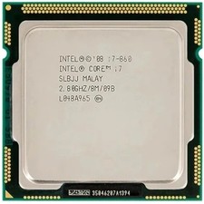 Intel Core i7-860 2.8 GHz LGA1156 4 cores 8 threads SLBJJ CPU Processor