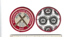 SCOUT BSA 2017 TOMAHAWK RESERVATION CAMP YEAR PATCH NORTHERN STAR COUNCIL MN WI