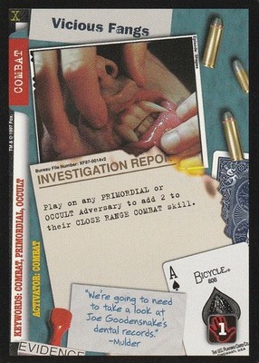 Vicious Fangs - The Truth is Out There - Akte X CCG