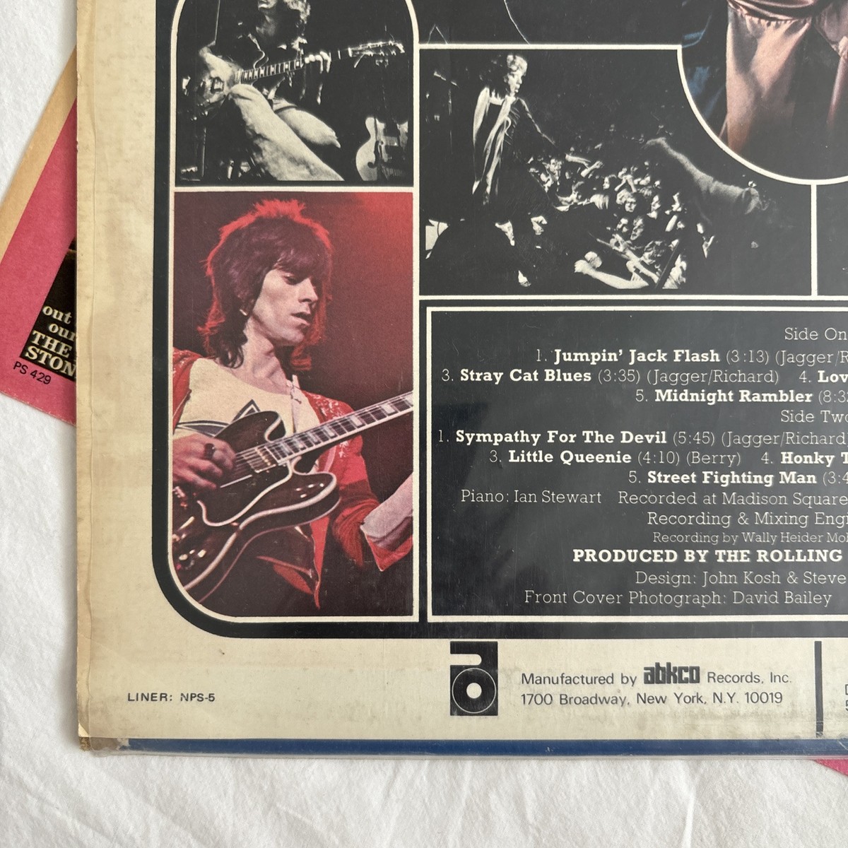 LP Rolling Stones Get Yer Ya-yas Out! (The Rolling Stones In Concert) 22081 ABKCO 未開封 /00260 The Rolling Stones, Mick Jagger, Keith Richards, The Rolling