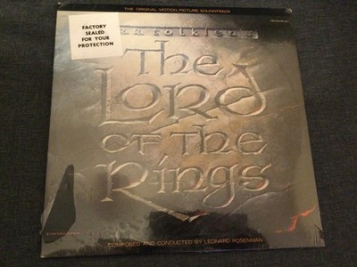 LORD OF THE RINGS~Leonard Rosenman/Tolkien *SEALED* Orig '78
