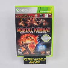 Mortal Kombat: Komplete Edition (Xbox 360) Platinum Case & Disc TESTED