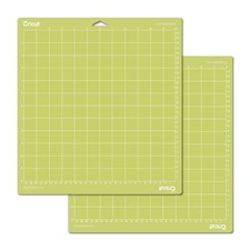 STANDARD GRIP 2 Pack Cricut Cutting Mat 12"X12"-New Green Expression Sticky Mat