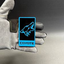 Coyote Badge Emblem Fits Mustang Grill Trunk Angry Aggressive Racing L. Blue