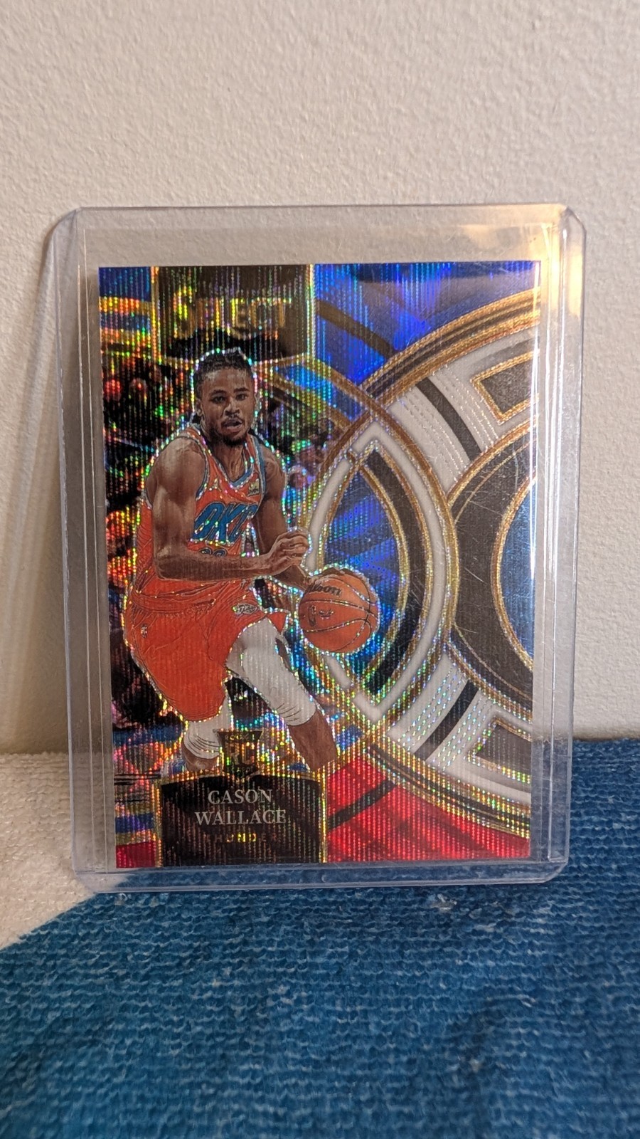 2023-24 Panini Select - Premier Level Cason Wallace #103 Tri-Color Prizm (RC)