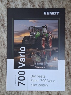 Fendt 700 Vario  Prospekt Traktor Schlepper