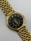 Seiko Quartz Illinois Fire Chief Association Watch Gold Tone New Battery 6.75”