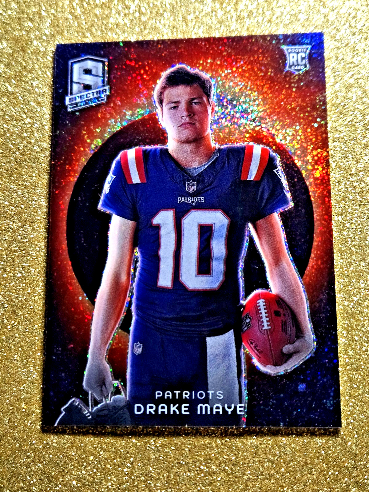 2024 Panini Spectra Solar Eclipse RC Drake Maye Rookie Holo Prizm MINT SSP 💥💥