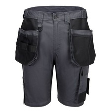 Image of Portwest Mens Combat Holster Multi Pocket Shorts Workwear Summer Tradesman Size