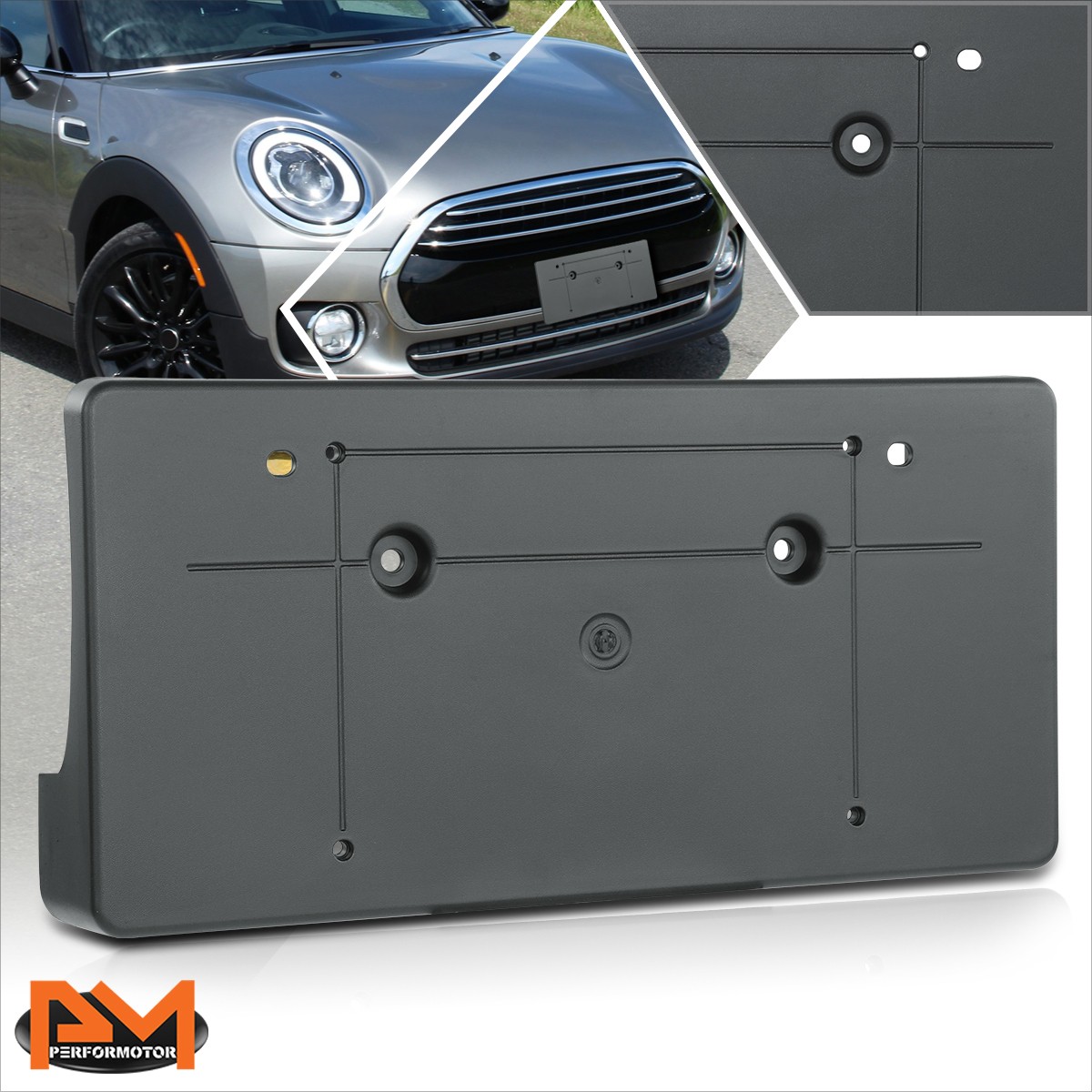 パーツ MINI Cooper Clubman For 16-19 Mini Cooper Clubman Base Front License Plate Mounting