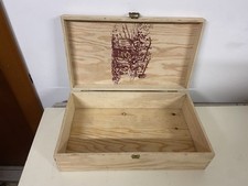 Scatola Media in Legno Con Coperchio decoupage / vini / porta oggetti 35x20x10