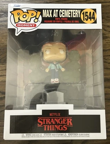 Funko Pop Moments Stranger Things Max at Cemerey Box Damage