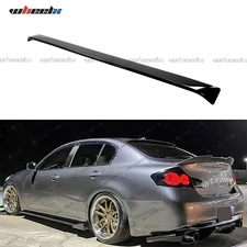 JDM STYLE SPORT REAR ROOF WINDOW SPOILER FOR INFINITI G35 G37 SEDAN GLOSS BLACK