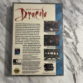 Bram Stoker's DRACULA (Sega CD, 1993) Tested Complete REG CARD CIB FAST SHIPPING