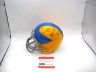 BRENT CELEK PHILADELPHIA EAGLES AUTOGRAPHED THROWBACK MINI HELMET COA !