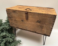 Antique Original Wooden Wine Crate Upcycled Floor Standing Wine/Drinks Rack