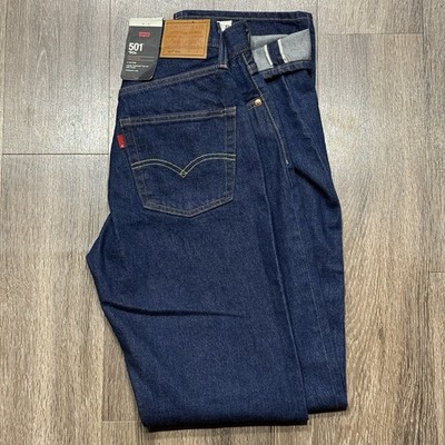 Levi's 501 90s Mid Rise Straight Leg Selvedge Denim Women's Size