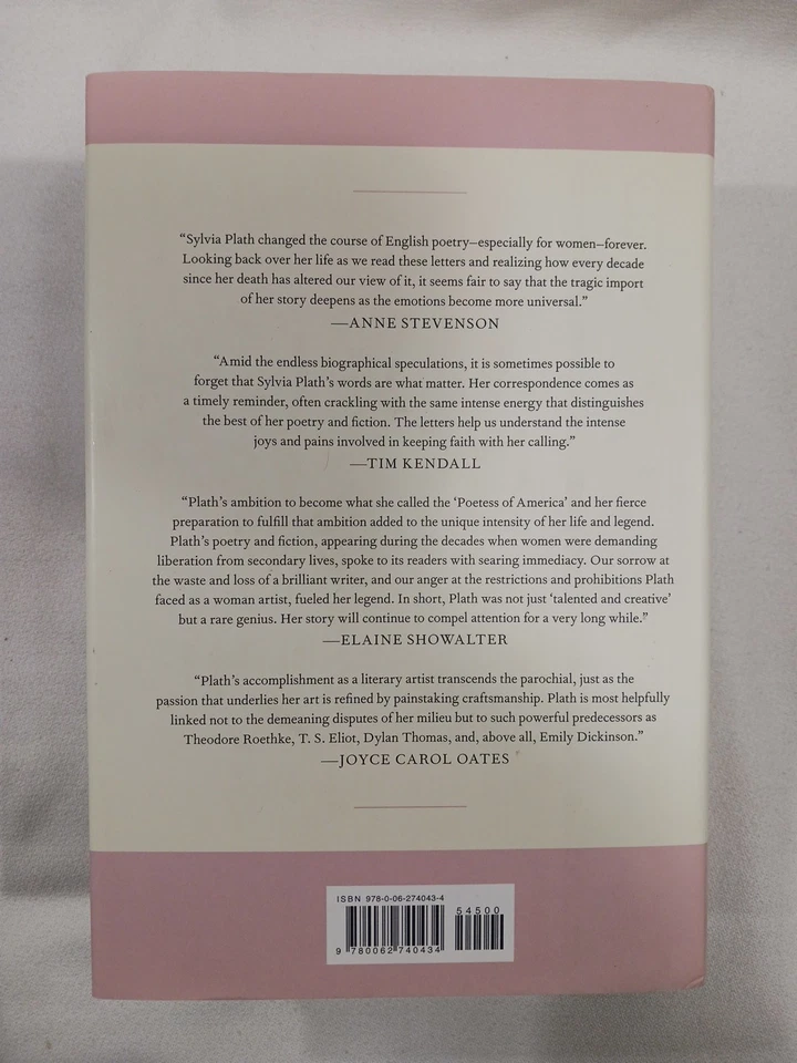 The Letters of Sylvia Plath Volume 1: 1940-1956 HC DJ First Edition 1st Printing - Image 3 of 4