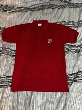 Vintage Marlboro Racing Polo Shirt Size Large L Philip Morris Rare HTF Logo