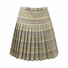 Vintage Pendleton Heritage Reversible Pleated Virgin Wool Plaid Skirt Size 10