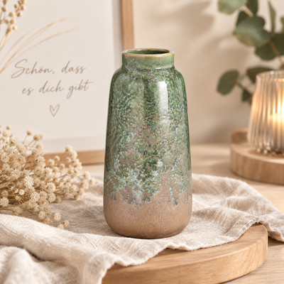 Vase aus Porzellan von G.Wurm - 17cm Höhe - NEU