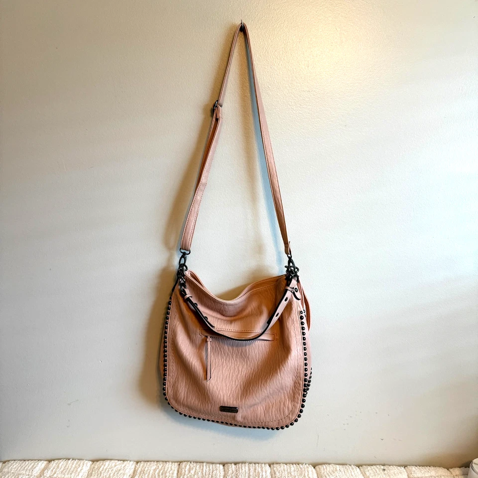 Jessica Simpson Elegante Rosa Bandolera de Hombro Hobo Bolso Cartera Bolso de Mano Foto 2 de 4