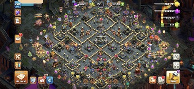 TH17 Full Max Wall/Hero(96/100/76/75/50)Max Defence/IOS/ANDROID. Cheap