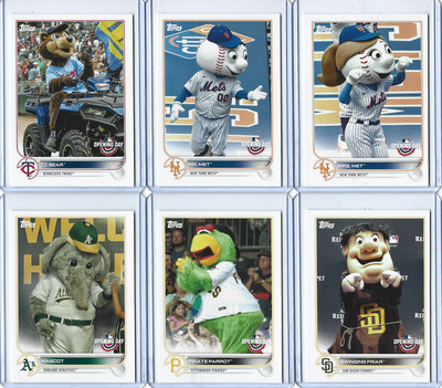 2022 Topps Opening Day Mrs. Met Mascots Insert Card   New York Mets  