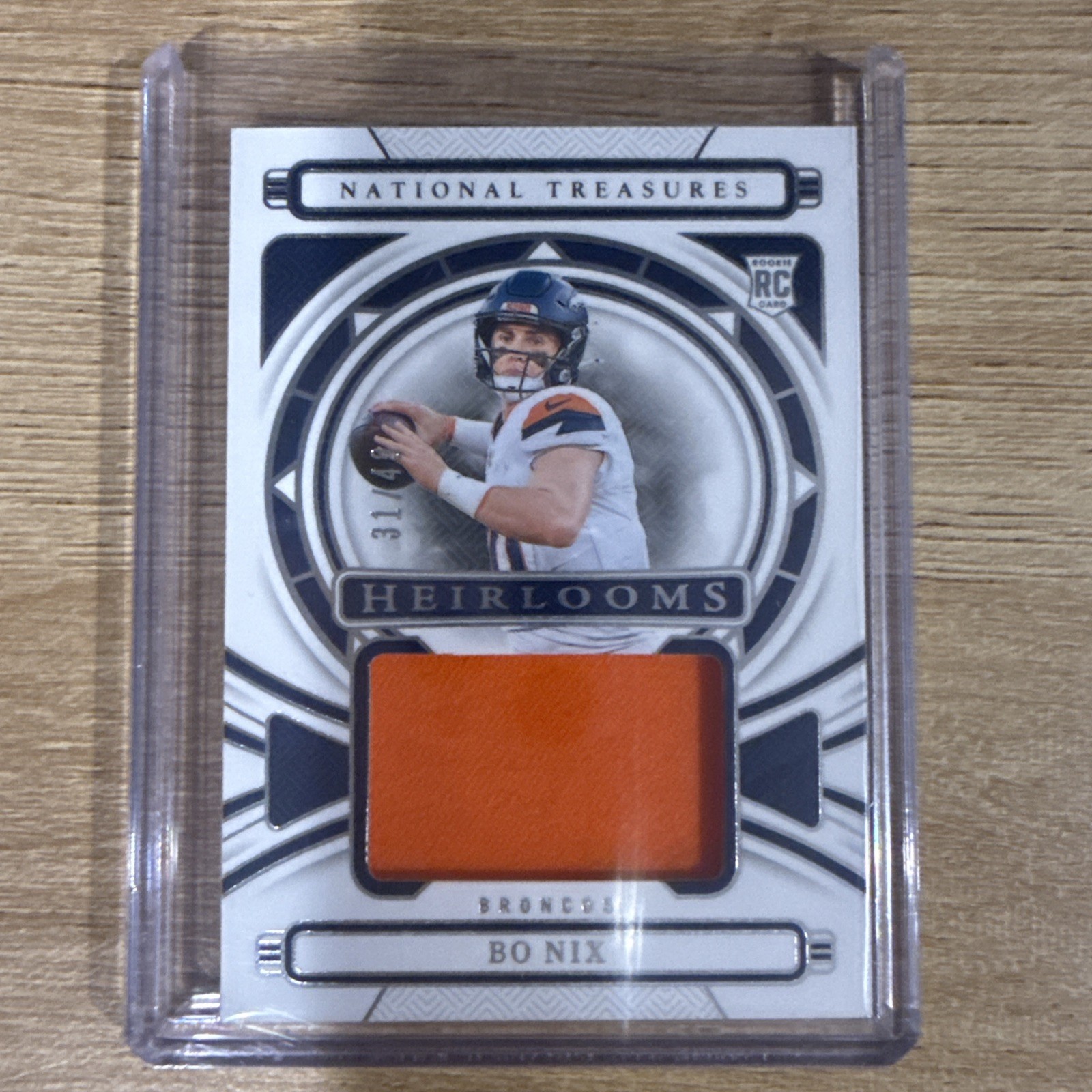 BO NIX 2024 PANINI NATIONAL TREASURES HEIRLOOMS JERSEY RC 31/49