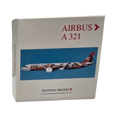 Herpa Wings 1:500 508629 AUSTRIAN AIRLINES AIRBUS A321 - Diecast Airplane Model