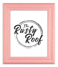 Distressed Lucy - Baby Pink Picture Frame - Solid Wood
