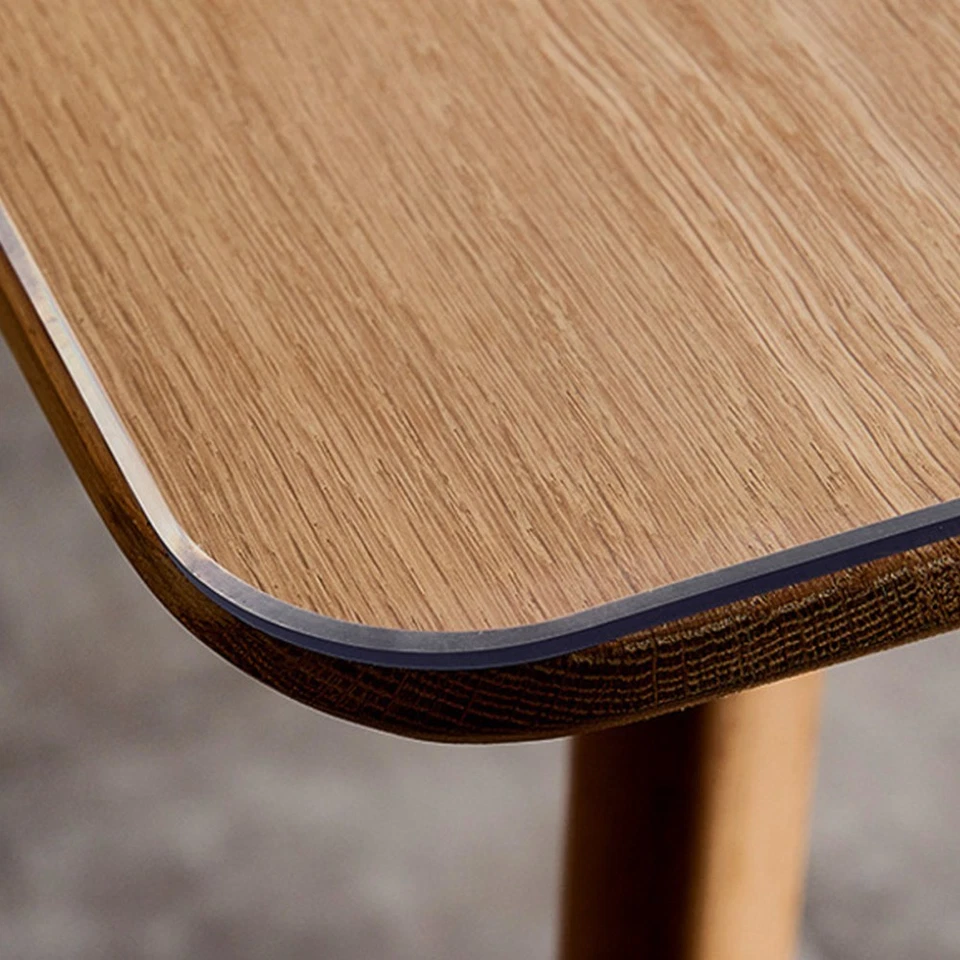 1mm Thickness Table Cover Soft Glass Tablecloth Water Resistant Table Mat - Image 2 of 4