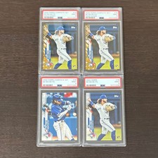 Lot 4x 2020 Topps Bo Bichette #78 PSA 9 Mint Rookie Gold Stars Complete Set Base