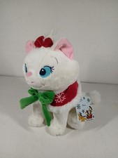 Disney Store Aristocats 11" Plush Marie White Kitty Cat Holiday Christmas NWT