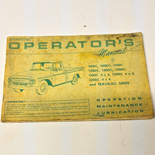 International Operators Manual908c1000c1100c1200c1300c1500ctravelall Series