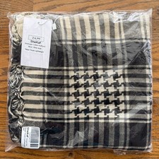 Keffiyeh Shemagh Cotton Beige Taupe Lightweight