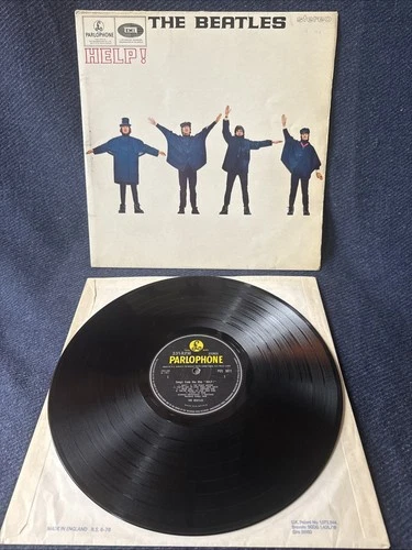 **RARE** STEREO The Beatles Help! UK Parlophone PCS 3071 “Sold In UK” -1/-1