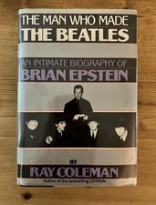 INTIMATE BIOGRAPHY of BRIAN EPSTEIN by Ray Coleman 1989 Signed/First Ed/Like New