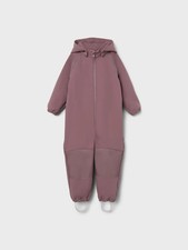 Name it Overall Anzug Softshell Regenanzug Mädchen Baby Rosa 80 cm Kapuze Fleece