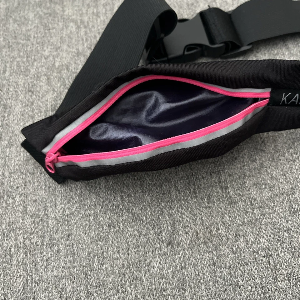 Пояс KAMOR Sport для бега упражнений регулируемый эластичный черный/розовый - Изображение 4 из 4