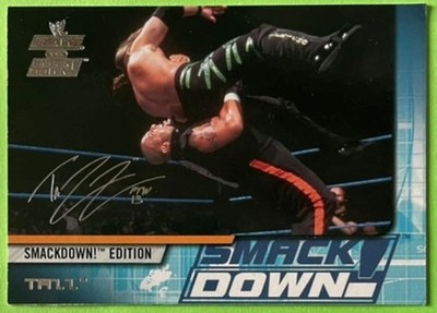TAZZ, WWE SMACKDOWN VS. RAW 2002 FLEER CARD, THE WRESTLING LEGEND !