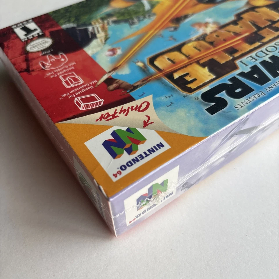 Star Wars Episodio I: Batalla por Naboo Nintendo 64 N64 Sellado Nuevo WATA CGC VGA Foto 4 de 4