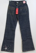 NWT 2005 Gymboree Winter Princess Denim Jeans Ice Skater Girl Flare Boot Sz 10