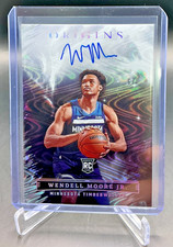 2022/23 Panini Origins WENDELL MOORE JR RC AUTO 6/8 Timberwolves